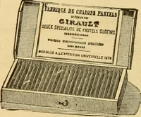 Picture 78 of 151 from Illustrated catalogue and price list of artists' materials, gold paint, bronze powders, metallics, metal leaf, &c. : colors and materials for china and glass painting ; colors and materials for oil, water color & pastel painting and drawing, &c. (1894), leaf 108
