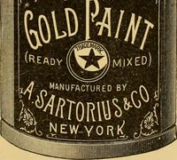 An illustration from Illustrated catalogue and price list of artists' materials, gold paint, bronze powders, metallics, metal leaf, &c. : colors and materials for china and glass painting ; colors and materials for oil, water color & pastel painting and drawing, &c. (1894)