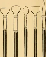 An illustration from Illustrated catalogue and price list of artists' materials, gold paint, bronze powders, metallics, metal leaf, &c. : colors and materials for china and glass painting ; colors and materials for oil, water color & pastel painting and drawing, &c. (1894)