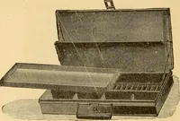 Picture 45 of 151 from Illustrated catalogue and price list of artists' materials, gold paint, bronze powders, metallics, metal leaf, &c. : colors and materials for china and glass painting ; colors and materials for oil, water color & pastel painting and drawing, &c. (1894), leaf 75