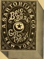 An illustration from Illustrated catalogue and price list of artists' materials, gold paint, bronze powders, metallics, metal leaf, &c. : colors and materials for china and glass painting ; colors and materials for oil, water color & pastel painting and drawing, &c. (1894)
