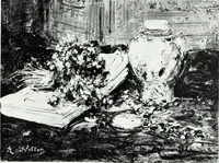 An illustration from Illustrated catalogue of valuable old and modern paintings of artistic distinction .. (1921)