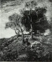An illustration from Illustrated catalogue of valuable old and modern paintings of artistic distinction .. (1921)