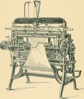 An illustration from Illustrated and descriptive catalogue of automatic knitting machinery .. (1886)