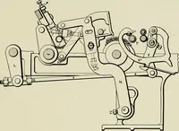 An illustration from Illustrated and descriptive catalog of Whitin cotton combing machinery : and handbook of useful information for overseers and operatives (1922)