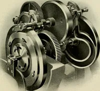 An illustration from Illustrated and descriptive catalog of Whitin cotton combing machinery : and handbook of useful information for overseers and operatives (1922)