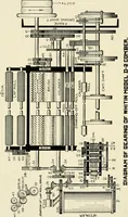 An illustration from Illustrated and descriptive catalog of Whitin cotton combing machinery : and handbook of useful information for overseers and operatives (1922)