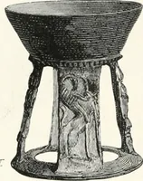 An illustration from An illustrated dictionary of words used in art and archaeology. Explaining terms frequently used in works on architecture, arms, bronzes, Christian art, colour, costume, decoration, devices, emblems, heraldry, lace, personal ornaments, pottery, painting, sculpture, &c., with their derivations (1883)