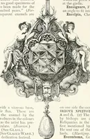 Picture 200 of 498 from An illustrated dictionary of words used in art and archaeology. Explaining terms frequently used in works on architecture, arms, bronzes, Christian art, colour, costume, decoration, devices, emblems, heraldry, lace, personal ornaments, pottery, painting, sculpture, &c., with their derivations (1883), leaf 137