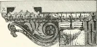 An illustration from An illustrated dictionary of words used in art and archaeology. Explaining terms frequently used in works on architecture, arms, bronzes, Christian art, colour, costume, decoration, devices, emblems, heraldry, lace, personal ornaments, pottery, painting, sculpture, &c., with their derivations (1883)