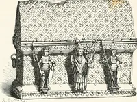 An illustration from An illustrated dictionary of words used in art and archaeology. Explaining terms frequently used in works on architecture, arms, bronzes, Christian art, colour, costume, decoration, devices, emblems, heraldry, lace, personal ornaments, pottery, painting, sculpture, &c., with their derivations (1883)