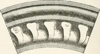 An illustration from An illustrated dictionary of words used in art and archaeology. Explaining terms frequently used in works on architecture, arms, bronzes, Christian art, colour, costume, decoration, devices, emblems, heraldry, lace, personal ornaments, pottery, painting, sculpture, &c., with their derivations (1883)