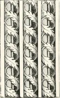 An illustration from An illustrated dictionary of words used in art and archaeology. Explaining terms frequently used in works on architecture, arms, bronzes, Christian art, colour, costume, decoration, devices, emblems, heraldry, lace, personal ornaments, pottery, painting, sculpture, &c., with their derivations (1883)