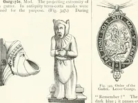 Picture 243 of 498 from An illustrated dictionary of words used in art and archaeology. Explaining terms frequently used in works on architecture, arms, bronzes, Christian art, colour, costume, decoration, devices, emblems, heraldry, lace, personal ornaments, pottery, painting, sculpture, &c., with their derivations (1883), leaf 163