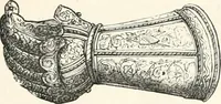 An illustration from An illustrated dictionary of words used in art and archaeology. Explaining terms frequently used in works on architecture, arms, bronzes, Christian art, colour, costume, decoration, devices, emblems, heraldry, lace, personal ornaments, pottery, painting, sculpture, &c., with their derivations (1883)