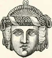 An illustration from An illustrated dictionary of words used in art and archaeology. Explaining terms frequently used in works on architecture, arms, bronzes, Christian art, colour, costume, decoration, devices, emblems, heraldry, lace, personal ornaments, pottery, painting, sculpture, &c., with their derivations (1883)