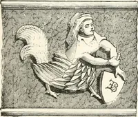 An illustration from An illustrated dictionary of words used in art and archaeology. Explaining terms frequently used in works on architecture, arms, bronzes, Christian art, colour, costume, decoration, devices, emblems, heraldry, lace, personal ornaments, pottery, painting, sculpture, &c., with their derivations (1883)