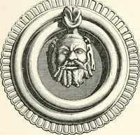 An illustration from An illustrated dictionary of words used in art and archaeology. Explaining terms frequently used in works on architecture, arms, bronzes, Christian art, colour, costume, decoration, devices, emblems, heraldry, lace, personal ornaments, pottery, painting, sculpture, &c., with their derivations (1883)