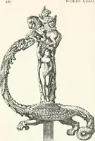 Picture 283 of 498 from An illustrated dictionary of words used in art and archaeology. Explaining terms frequently used in works on architecture, arms, bronzes, Christian art, colour, costume, decoration, devices, emblems, heraldry, lace, personal ornaments, pottery, painting, sculpture, &c., with their derivations (1883), leaf 191