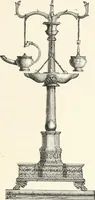 An illustration from An illustrated dictionary of words used in art and archaeology. Explaining terms frequently used in works on architecture, arms, bronzes, Christian art, colour, costume, decoration, devices, emblems, heraldry, lace, personal ornaments, pottery, painting, sculpture, &c., with their derivations (1883)