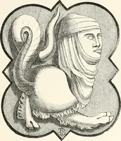 An illustration from An illustrated dictionary of words used in art and archaeology. Explaining terms frequently used in works on architecture, arms, bronzes, Christian art, colour, costume, decoration, devices, emblems, heraldry, lace, personal ornaments, pottery, painting, sculpture, &c., with their derivations (1883)