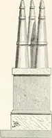 Picture 322 of 498 from An illustrated dictionary of words used in art and archaeology. Explaining terms frequently used in works on architecture, arms, bronzes, Christian art, colour, costume, decoration, devices, emblems, heraldry, lace, personal ornaments, pottery, painting, sculpture, &c., with their derivations (1883), leaf 221