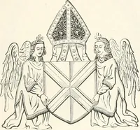 An illustration from An illustrated dictionary of words used in art and archaeology. Explaining terms frequently used in works on architecture, arms, bronzes, Christian art, colour, costume, decoration, devices, emblems, heraldry, lace, personal ornaments, pottery, painting, sculpture, &c., with their derivations (1883)