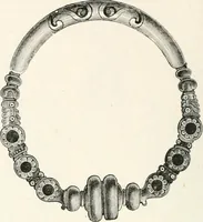 An illustration from An illustrated dictionary of words used in art and archaeology. Explaining terms frequently used in works on architecture, arms, bronzes, Christian art, colour, costume, decoration, devices, emblems, heraldry, lace, personal ornaments, pottery, painting, sculpture, &c., with their derivations (1883)