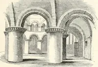 An illustration from An illustrated dictionary of words used in art and archaeology. Explaining terms frequently used in works on architecture, arms, bronzes, Christian art, colour, costume, decoration, devices, emblems, heraldry, lace, personal ornaments, pottery, painting, sculpture, &c., with their derivations (1883)