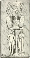 Picture 360 of 498 from An illustrated dictionary of words used in art and archaeology. Explaining terms frequently used in works on architecture, arms, bronzes, Christian art, colour, costume, decoration, devices, emblems, heraldry, lace, personal ornaments, pottery, painting, sculpture, &c., with their derivations (1883), leaf 245
