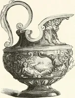 An illustration from An illustrated dictionary of words used in art and archaeology. Explaining terms frequently used in works on architecture, arms, bronzes, Christian art, colour, costume, decoration, devices, emblems, heraldry, lace, personal ornaments, pottery, painting, sculpture, &c., with their derivations (1883)
