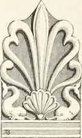 An illustration from An illustrated dictionary of words used in art and archaeology. Explaining terms frequently used in works on architecture, arms, bronzes, Christian art, colour, costume, decoration, devices, emblems, heraldry, lace, personal ornaments, pottery, painting, sculpture, &c., with their derivations (1883)