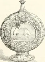 An illustration from An illustrated dictionary of words used in art and archaeology. Explaining terms frequently used in works on architecture, arms, bronzes, Christian art, colour, costume, decoration, devices, emblems, heraldry, lace, personal ornaments, pottery, painting, sculpture, &c., with their derivations (1883)