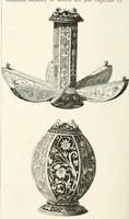 Picture 391 of 498 from An illustrated dictionary of words used in art and archaeology. Explaining terms frequently used in works on architecture, arms, bronzes, Christian art, colour, costume, decoration, devices, emblems, heraldry, lace, personal ornaments, pottery, painting, sculpture, &c., with their derivations (1883), leaf 271