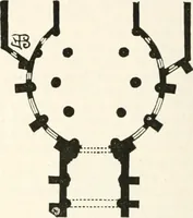 An illustration from An illustrated dictionary of words used in art and archaeology. Explaining terms frequently used in works on architecture, arms, bronzes, Christian art, colour, costume, decoration, devices, emblems, heraldry, lace, personal ornaments, pottery, painting, sculpture, &c., with their derivations (1883)