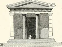 An illustration from An illustrated dictionary of words used in art and archaeology. Explaining terms frequently used in works on architecture, arms, bronzes, Christian art, colour, costume, decoration, devices, emblems, heraldry, lace, personal ornaments, pottery, painting, sculpture, &c., with their derivations (1883)