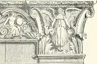 An illustration from An illustrated dictionary of words used in art and archaeology. Explaining terms frequently used in works on architecture, arms, bronzes, Christian art, colour, costume, decoration, devices, emblems, heraldry, lace, personal ornaments, pottery, painting, sculpture, &c., with their derivations (1883)