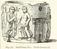 Picture 405 of 498 from An illustrated dictionary of words used in art and archaeology. Explaining terms frequently used in works on architecture, arms, bronzes, Christian art, colour, costume, decoration, devices, emblems, heraldry, lace, personal ornaments, pottery, painting, sculpture, &c., with their derivations (1883), leaf 280