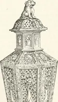 An illustration from An illustrated dictionary of words used in art and archaeology. Explaining terms frequently used in works on architecture, arms, bronzes, Christian art, colour, costume, decoration, devices, emblems, heraldry, lace, personal ornaments, pottery, painting, sculpture, &c., with their derivations (1883)