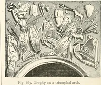 Picture 472 of 498 from An illustrated dictionary of words used in art and archaeology. Explaining terms frequently used in works on architecture, arms, bronzes, Christian art, colour, costume, decoration, devices, emblems, heraldry, lace, personal ornaments, pottery, painting, sculpture, &c., with their derivations (1883), leaf 337