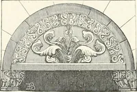 An illustration from An illustrated dictionary of words used in art and archaeology. Explaining terms frequently used in works on architecture, arms, bronzes, Christian art, colour, costume, decoration, devices, emblems, heraldry, lace, personal ornaments, pottery, painting, sculpture, &c., with their derivations (1883)