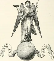 An illustration from An illustrated dictionary of words used in art and archaeology. Explaining terms frequently used in works on architecture, arms, bronzes, Christian art, colour, costume, decoration, devices, emblems, heraldry, lace, personal ornaments, pottery, painting, sculpture, &c., with their derivations (1883)