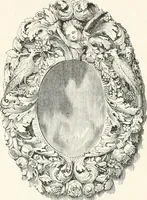An illustration from An illustrated dictionary of words used in art and archaeology. Explaining terms frequently used in works on architecture, arms, bronzes, Christian art, colour, costume, decoration, devices, emblems, heraldry, lace, personal ornaments, pottery, painting, sculpture, &c., with their derivations (1883)