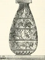 An illustration from An illustrated dictionary of words used in art and archaeology. Explaining terms frequently used in works on architecture, arms, bronzes, Christian art, colour, costume, decoration, devices, emblems, heraldry, lace, personal ornaments, pottery, painting, sculpture, &c., with their derivations (1883)