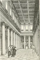 An illustration from An illustrated dictionary of words used in art and archaeology. Explaining terms frequently used in works on architecture, arms, bronzes, Christian art, colour, costume, decoration, devices, emblems, heraldry, lace, personal ornaments, pottery, painting, sculpture, &c., with their derivations (1883)