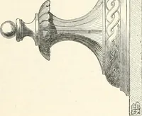 An illustration from An illustrated dictionary of words used in art and archaeology. Explaining terms frequently used in works on architecture, arms, bronzes, Christian art, colour, costume, decoration, devices, emblems, heraldry, lace, personal ornaments, pottery, painting, sculpture, &c., with their derivations (1883)
