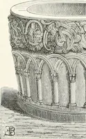 An illustration from An illustrated dictionary of words used in art and archaeology. Explaining terms frequently used in works on architecture, arms, bronzes, Christian art, colour, costume, decoration, devices, emblems, heraldry, lace, personal ornaments, pottery, painting, sculpture, &c., with their derivations (1883)