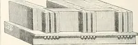An illustration from An illustrated dictionary of words used in art and archaeology. Explaining terms frequently used in works on architecture, arms, bronzes, Christian art, colour, costume, decoration, devices, emblems, heraldry, lace, personal ornaments, pottery, painting, sculpture, &c., with their derivations (1883)