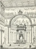 An illustration from An illustrated dictionary of words used in art and archaeology. Explaining terms frequently used in works on architecture, arms, bronzes, Christian art, colour, costume, decoration, devices, emblems, heraldry, lace, personal ornaments, pottery, painting, sculpture, &c., with their derivations (1883)