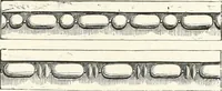 An illustration from An illustrated dictionary of words used in art and archaeology. Explaining terms frequently used in works on architecture, arms, bronzes, Christian art, colour, costume, decoration, devices, emblems, heraldry, lace, personal ornaments, pottery, painting, sculpture, &c., with their derivations (1883)